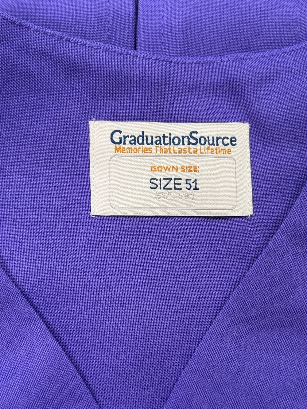 GraduationSource Purple Graduation Gown Set with Medal Size 51